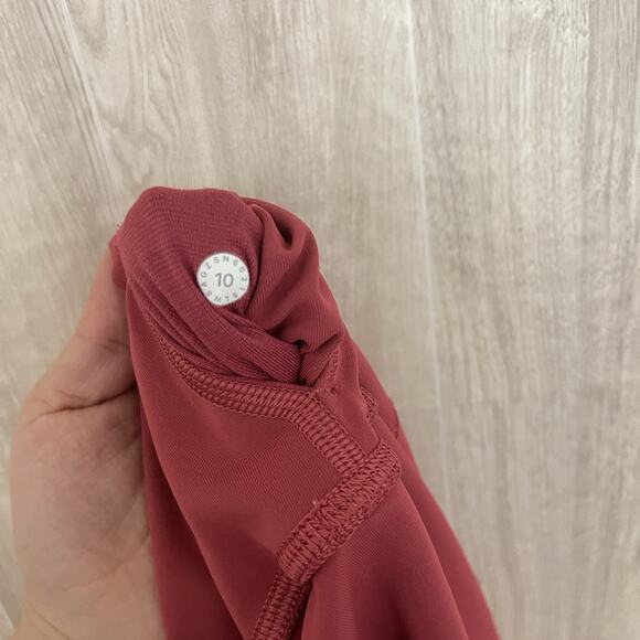 Lululemon Align High-Rise Pant Size 10 Women Pomegranate Yoga Soft Workout Capri - Picture 4 of 13